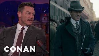 Luke Evans On His Killer New Show quotThe Alienistquot  CONAN on TBS [upl. by Eslehc]