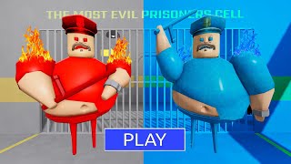 NEW UPDATE FIRE BARRY VS WATER BARRY in BARRYS PRISON RUN New Scary Obby Roblox [upl. by Guillermo231]