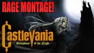 1ST CASTLE RAGE MONTAGE Castlevania Symphony Of The Night [upl. by Leatri]