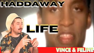 FIRST TIME HEARING  Haddaway  Life Official Video [upl. by Ahsha]