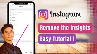 How to Remove Insights from Instagram [upl. by Lagas]