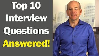 Top 10 Job Interview Questions amp Answers for 1st amp 2nd Interviews [upl. by Lose]