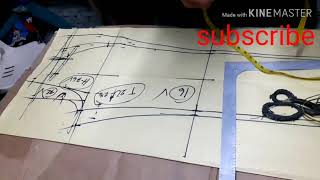 tutorial on how to make pattern slacks pantsmga guide sa pag pattern Ng Slacks pants [upl. by Killarney]