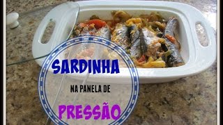 PEIXESARDINHA NA PANELA DE PRESSÃOLETICIA ARTES [upl. by Zurkow294]