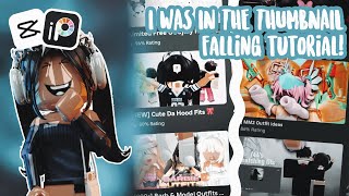 I WAS IN THE THUMBNAIL  foreground falling edit tutorial on capcut 🫶  PART 2 [upl. by Aicyle]