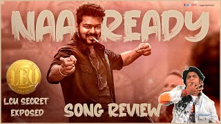 LEO  Naa Ready Song Review by Vj Abishek Thalapathy Vijay Lokesh Kanagaraj Anirudh Ravichander [upl. by Otilrac889]