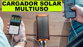 Cargador Solar para Celulares  Power Bank de Emergencia [upl. by Hoffmann]