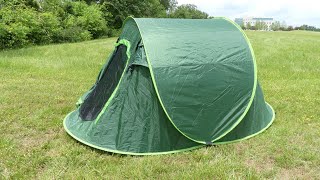 Crivit PopUp Tent Review and How To Fold from Lidl [upl. by Arber]