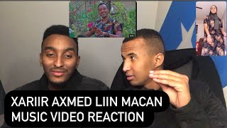 XARIIR AXMED LIIN MACAN MUSIC VIDEO reaction with inaahooyo video reaction by mustaf [upl. by Aiciles]