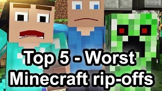 Top 5  Worst Minecraft ripoffs [upl. by Droflim]