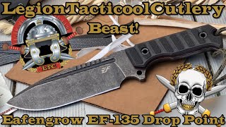 Testing the Eafengrow EF135 Drop Point Fixed Blade knife bushcraft edc fixedblade hiking [upl. by Marielle]