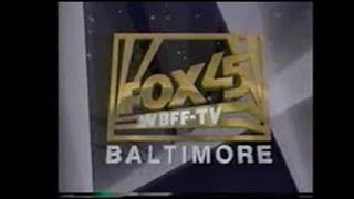 Commercial Breaks  WBFFTV45 Baltimore  December 22 1990 [upl. by Ybbil]