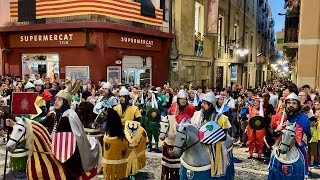 La Cercavila de Santa Tecla BALLS 1ª sortida del Seguici Popular Tarragona Festes Santa Tecla 2022 [upl. by Edals]