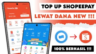 Cara Isi Saldo ShopeePay Lewat DANA  Top Up ShopeePay Lewat DANA [upl. by Skip]