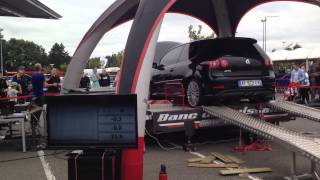 Golf MKV 5 R32 dyno dynojet supersprint exhaust [upl. by Treble]