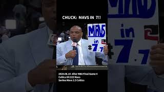 20240615 After NBA Final G4 Charles Barkely Mavs in 7賽後西方糗爺─老巴巴克利公開支持獨行俠小牛 7戰贏得系列賽QQ [upl. by Kellie29]