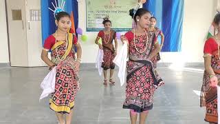 Mate maa ra mahani lagichhe  Sambalpuri Bhajan dance by Biju Pattnaik Adarsha Vidyalaya Students [upl. by Haleemak]