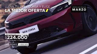 Opel Corsa en 48 cuotas desde 224000 y un bono o giftcard de 1000000 [upl. by Englebert]