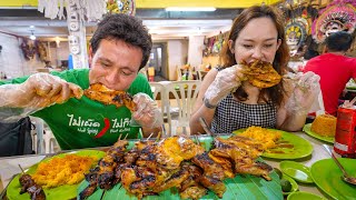 Filipino Street Food in Bacolod CHICKEN INASAL  Ultimate BBQ Tour in Philippines [upl. by Acessej]