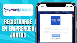 Cómo REGISTRARSE En Emprender Juntos [upl. by Schatz]