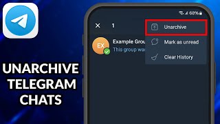 How To Unarchive Chats On Telegram [upl. by Mimajneb]