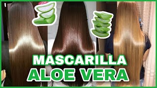 SABILA  ALOE VERA y AZUCAR para tener un CABELLO  PELO Hermoso y Saludable [upl. by Gleeson]