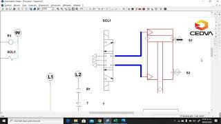 NEUMATICA BASICA SIMULACION AUTOMATION STUDIO [upl. by Elton350]