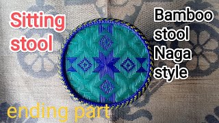 DIYBamboo stool  how to make sitting stool  part2 [upl. by Ahsait]