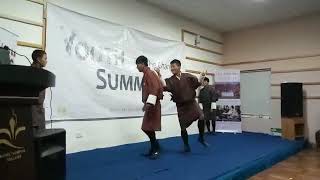 Funny bhutanese dance [upl. by Ahsenom386]