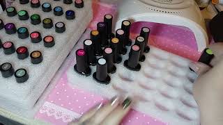 amazon Unboxing  60 pc gel nail polish kit with UV  LED light [upl. by Yttisahc1]