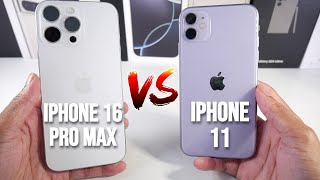 iPhone 11 VS iPhone 16 Pro Max Comparison Camera Test PUBG amp Display amp Speed [upl. by Anitnatsnok]