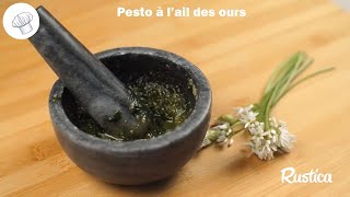 Pesto à ail des ours et au pignons de pin [upl. by Betti]