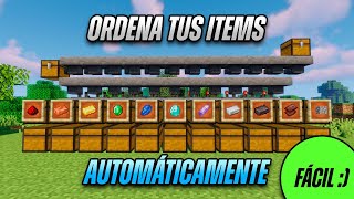 Como Ordenar tus Items Automáticamente Item Sorter en Minecraft 120  Tutorial [upl. by Mik]