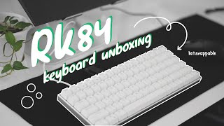 RK84 PRO mechanical keyboard unboxing 2022 [upl. by Garibald]