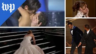 A history of unscripted moments at the Oscars [upl. by Renferd]