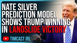 Nate Silver Prediction Model Shows Trump WINNING In LANDSLIDE VICTORY In 2024 [upl. by Oman]