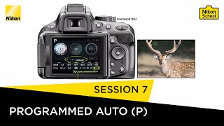 Nikon School DSLR Tutorials  Programmed Auto P  Session 7 [upl. by Girard]