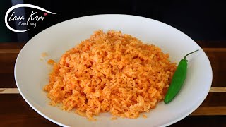 How to make Spanish Mexican Red Rice Arroz Rojo Traditional amp Easy Recipe shorts [upl. by New]