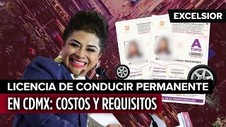 Licencia de conducir permanente en CDMX [upl. by Nirda]