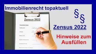 Zensus 2022 – Fragebogen richtig ausfüllen  Tutorial [upl. by Alecia]