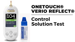 Use Control Solution  One Touch Verio Reflect [upl. by Winnie]