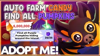 🎃HUGE HALLOWEEN EVENT Adopt Me Script Hack • Auto Farm Candy • Find All Pumpkins [upl. by Nnaitsirk]