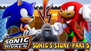 Sonic Rivals PSP  Sonics Story Part 5 Death Yard Zone RAGE [upl. by Henke233]