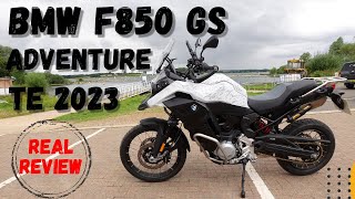 BMW F850 GS ADVENTURE TE 2023 THE REAL REVIEW [upl. by Hollerman119]