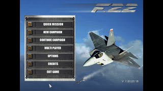 F22 Lightning II in DOSBox Staging [upl. by Helsie]