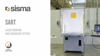 Sisma SART  Laser marking and engravind system with rotary table [upl. by Emsmus]