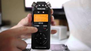 Tascam DR05 Review With Audio Recording [upl. by Charleton615]