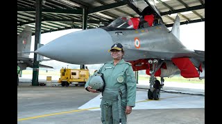 President Murmu takes a sortie on the Sukhoi 30 MKI fighter aircraft at the Tezpur Air Force Station [upl. by Etnuhs427]