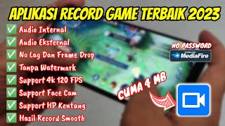 APK RECORD GAME TERBAIK NO LAG NO WATERMARK  APLIKASI PEREKAM LAYAR HP TERBAIK 2023 [upl. by Clothilde]