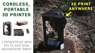 Portable 3D printer guide  Monoprice Mini Delta mainboard swap and conversion [upl. by Segalman521]